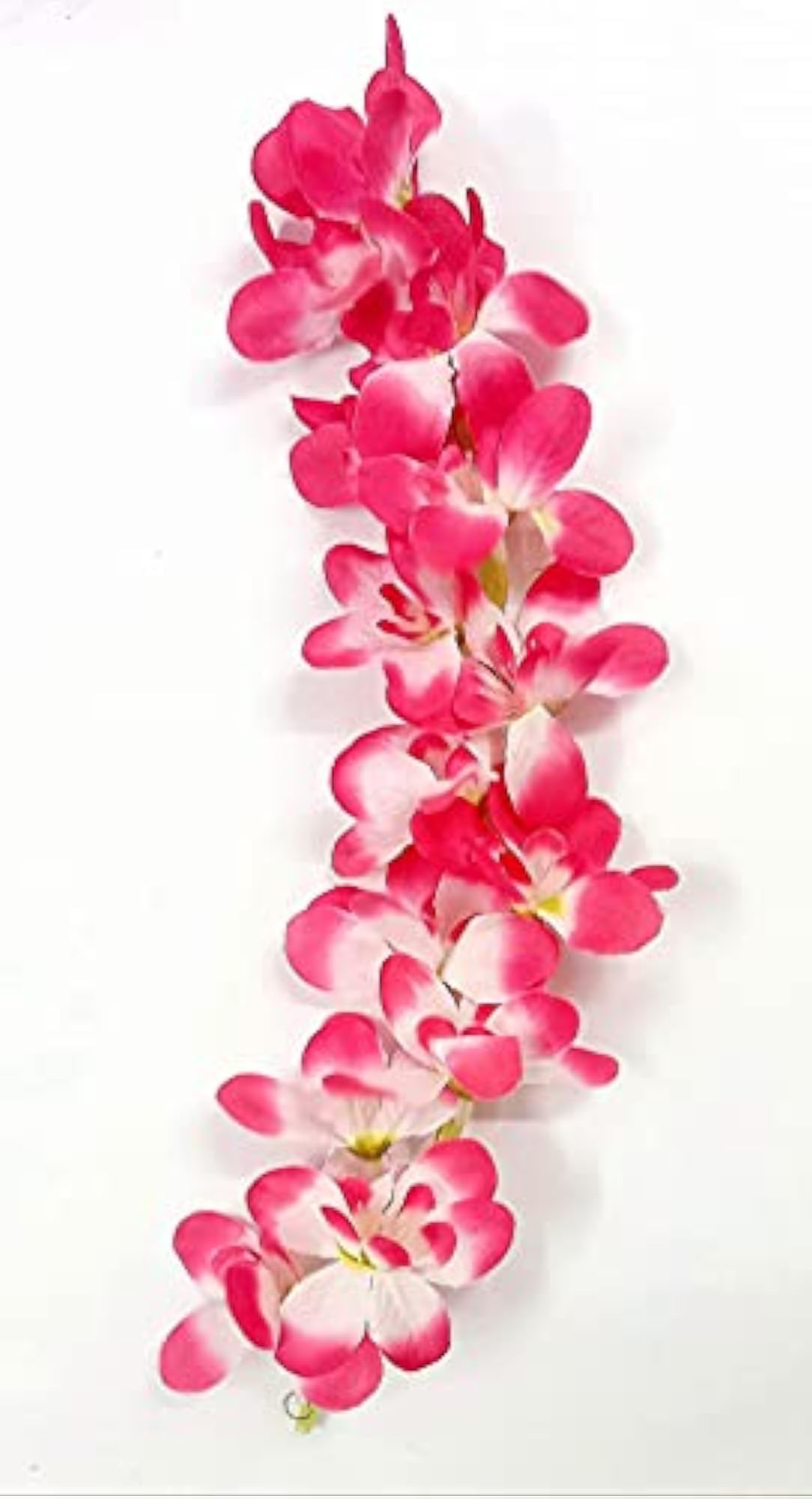 Juda Maker Pink Orchid Flower Gajra Hair Accessories